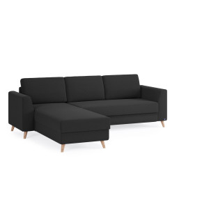 BRUNO Slaapbank 140cm in Antraciet