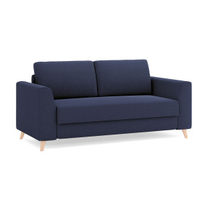 BRUNO Slaapbank 140cm in Blauw