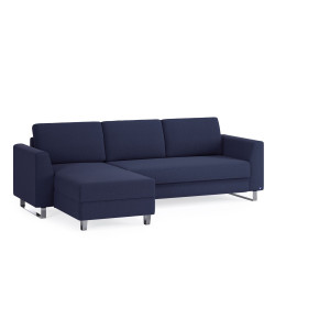 BRUNO Slaapbank 140cm in Blauw