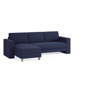 BRUNO Slaapbank 140cm in Blauw