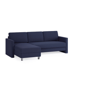 BRUNO Slaapbank 140cm in Blauw