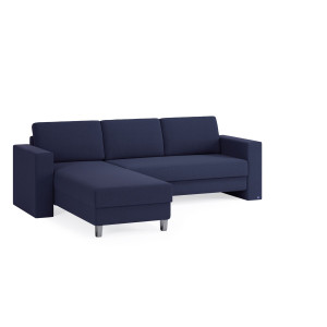 BRUNO Slaapbank 140cm in Blauw