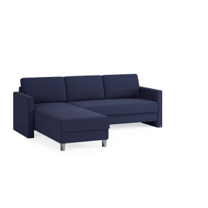 BRUNO Slaapbank 140cm in Blauw