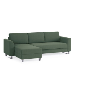 BRUNO Slaapbank 140cm in Mosgroen