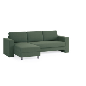 BRUNO Slaapbank 140cm in Mosgroen