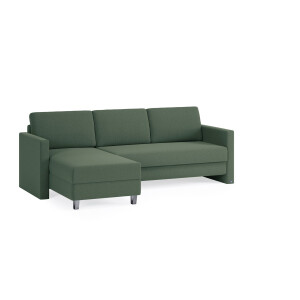 BRUNO Slaapbank 140cm in Mosgroen