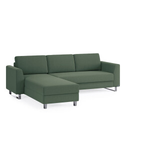 BRUNO Slaapbank 140cm in Mosgroen