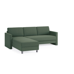 BRUNO Slaapbank 140cm in Mosgroen