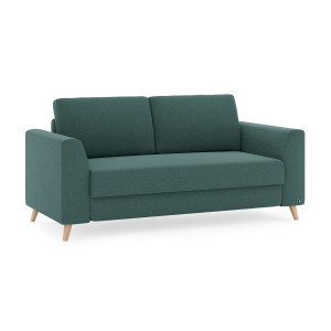 BRUNO Slaapbank 140cm in Groen