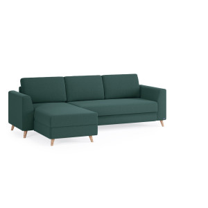 BRUNO Slaapbank 140cm in Groen