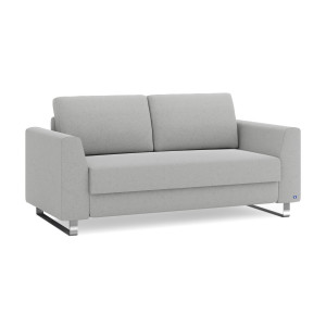 BRUNO Slaapbank 140cm in Licht grijs