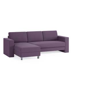 BRUNO Slaapbank 140cm in Paars