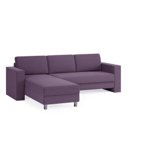 BRUNO Slaapbank 140cm in Paars