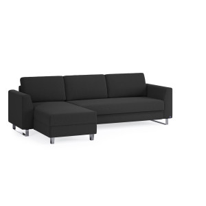 BRUNO Slaapbank 160cm in Antraciet