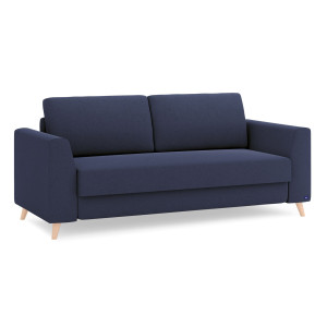 BRUNO Slaapbank 160cm in Blauw