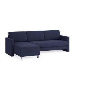 BRUNO Slaapbank 160cm in Blauw