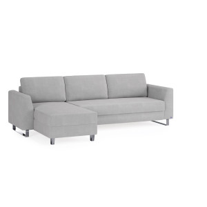 BRUNO Slaapbank 160cm in Licht grijs