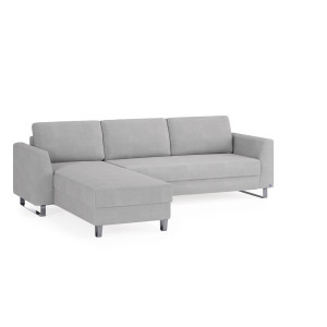 BRUNO Slaapbank 160cm in Licht grijs