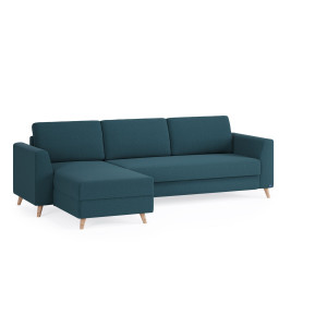 BRUNO Slaapbank 160cm in Turquoise