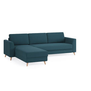 BRUNO Slaapbank 160cm in Turquoise