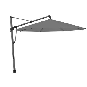 Glatz zweefparasol Sombrano® S+ easy 400cm Stofklasse 2 (stone grey)