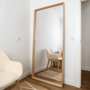 Kave Home Spiegel 'Nerina' 180 x 80cm, kleur Naturel