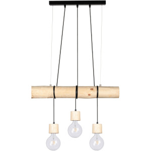 SPOT Light Hanglamp TRABO PINO Hanglamp, houten balk van massief grenenhout Ø 8-12 cm