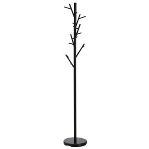 Staande kapstok Tree 176 cm hoog in zwart