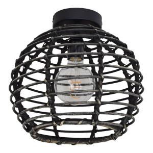 Plafondlamp bamboe Babu rond | Urban Interiors