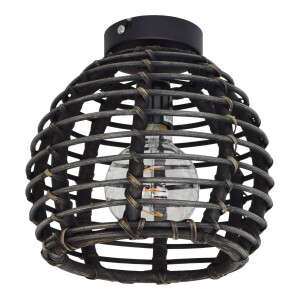 Plafondlamp bamboe Babu ovaal | Urban Interiors