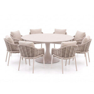SUNS Casto/Nova ø170cm dining tuinset 9-delig - Laagste prijsgarantie!