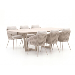 SUNS Dolce/Palermo 240cm dining tuinset 7-delig - Laagste prijsgarantie!