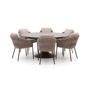 SUNS Nappa/Nova ø170cm dining tuinset 7-delig - Laagste prijsgarantie!