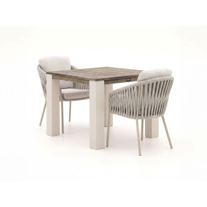 SUNS Nappa/ROUGH-X 100cm dining tuinset 3-delig - Laagste prijsgarantie!