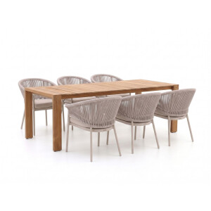SUNS Santorini/Erice 240cm dining tuinset 7-delig - Laagste prijsgarantie!
