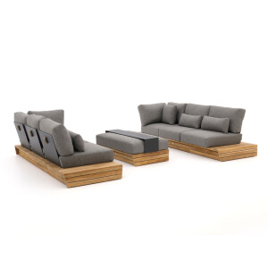 SUNS Tovara lounge tuinset 3-delig - Laagste prijsgarantie!