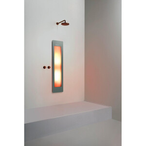 Sunshower Round Medium One infrarood inbouw 140x33x10cm Grey M0500-M0103