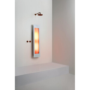Sunshower Round Medium One infrarood opbouw incl. Wandbeugel 140x33x12cm White M0500-M0101-SML0700
