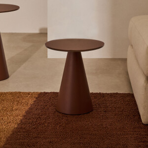 Kave Home Ronde Bijzettafel 'Wilshire' 30cm, kleur Terracotta