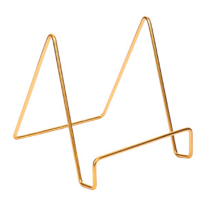 QUVIO Boekensteun minimalistisch - 15,5 x 13 x 14 cm - Goud
