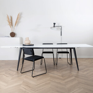 Nohr Uitschuifbare Eettafel 'Niema' HPL, 195/285 x 90cm