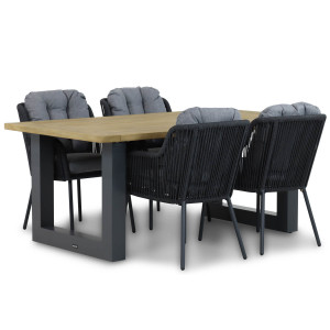 Santika Tendenza/Talai 180 cm dining tuinset 5-delig