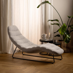 Bendt Lounge Fauteuil 'Tiago' Bouclé, kleur Beige