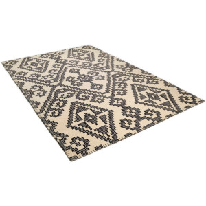 TOM TAILOR HOME Wollen kleed Large Pattern Kelim zuivere wol, met de hand geweven, boho-stijl