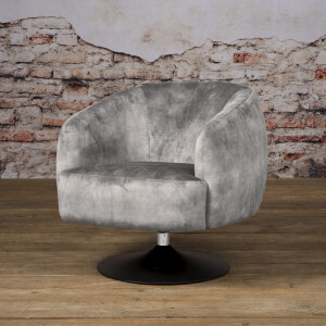Tower Living Fauteuil 'Barga', kleur grijs