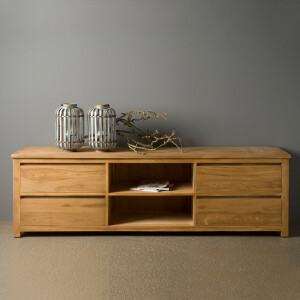 Tower Living TV-meubel 'Corona' Teak, 200cm
