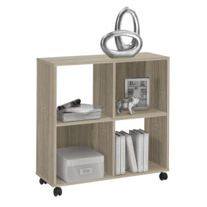 Boekenkast Sprint 78 cm hoog in eiken