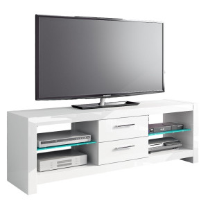 Tv-meubel Andora 150 cm breed - Hoogglans wit