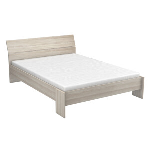 Tweepersoonsbed Pricy 140x200 cm in shannon eiken