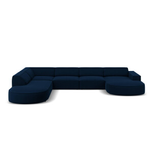 U-bank Jodie velvet Chaise longue links | Micadoni Limited Edition
